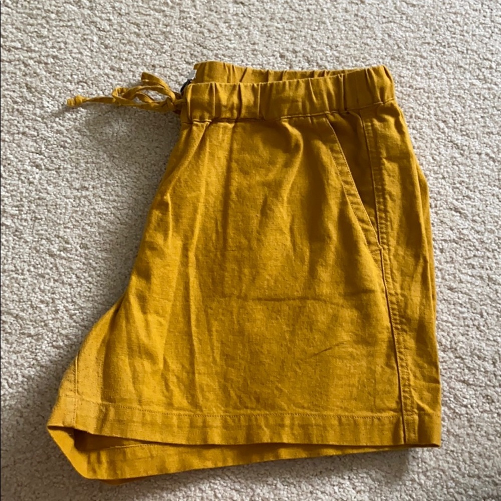 J. Crew Drawstring Linen Shorts